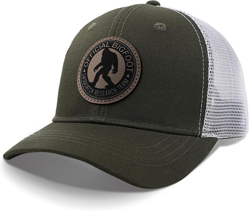 Kitcmat Store Mesh Bigfoot Hat for Men - Snapback Sasquatch Cap Adjustable Hunting & Hiking Hat Breathable Outdoor Gear - Image 1